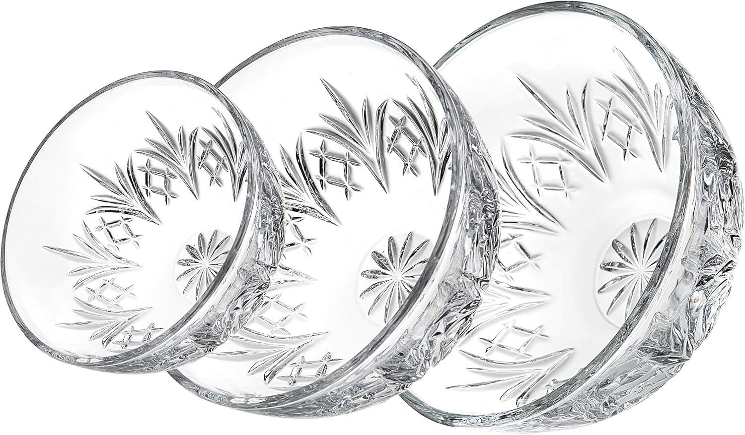 Dublin Crystal 3 Piece Mixing Bowl Set