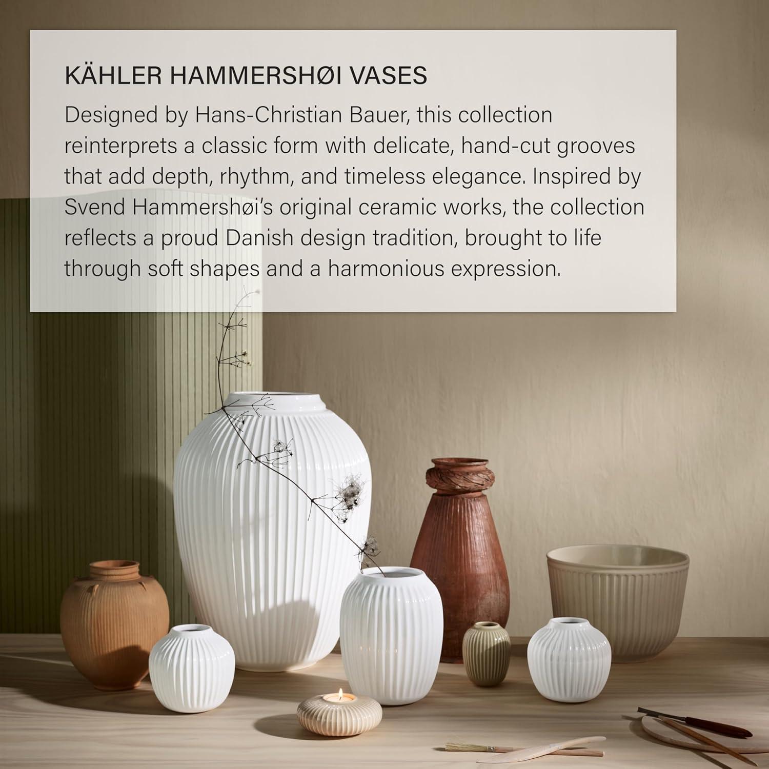 Kähler Hammershøi Porcelain Table Vase