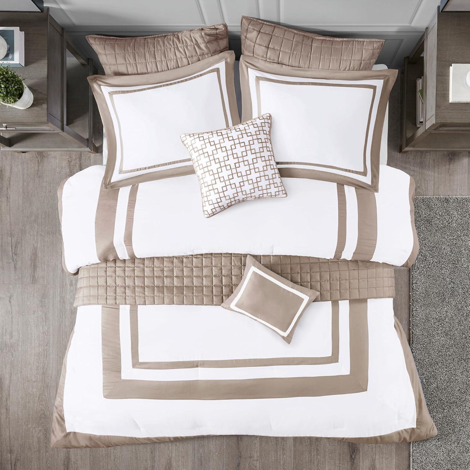 Heritage Luxurious 8 Piece Comforter and Quilt Set Collection