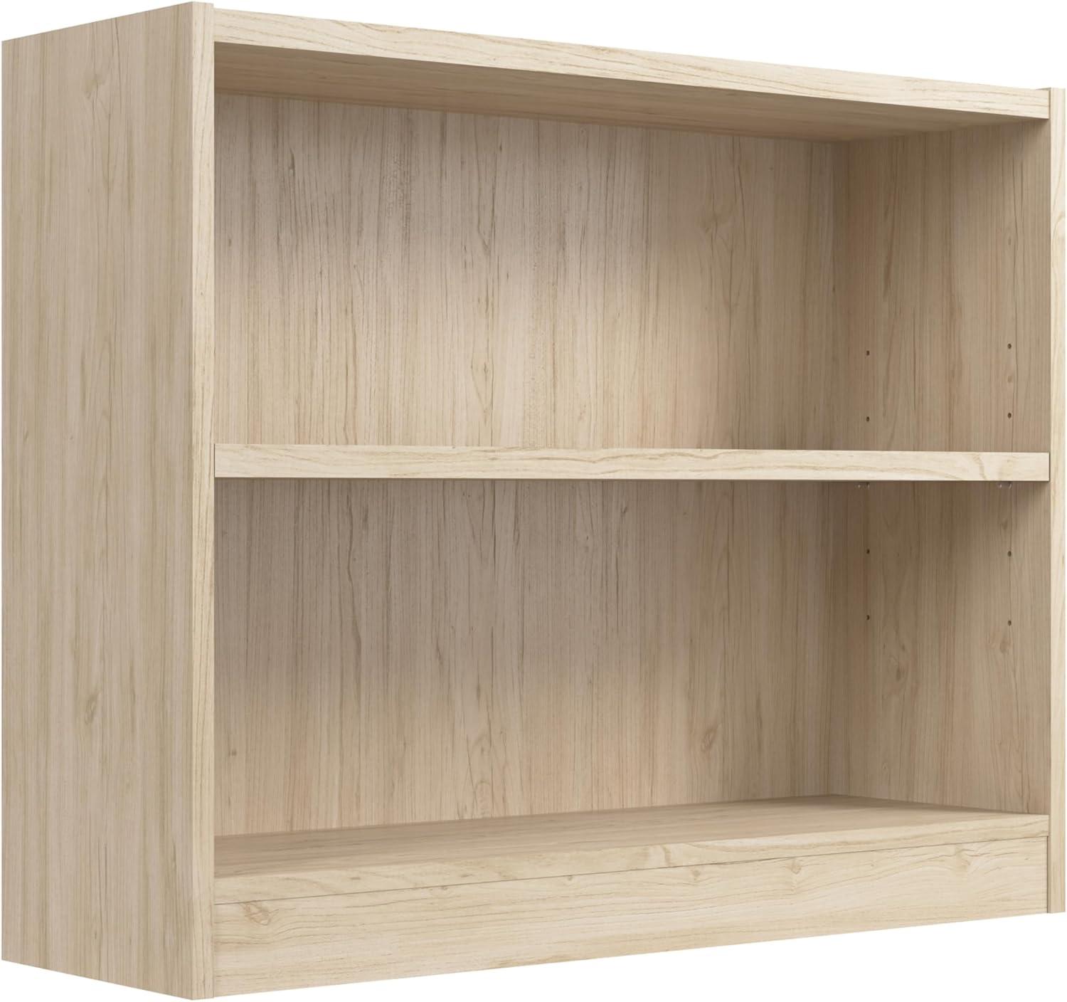 Universal Small 2 Shelf Bookcase in Natural Elm - Engineered Wood