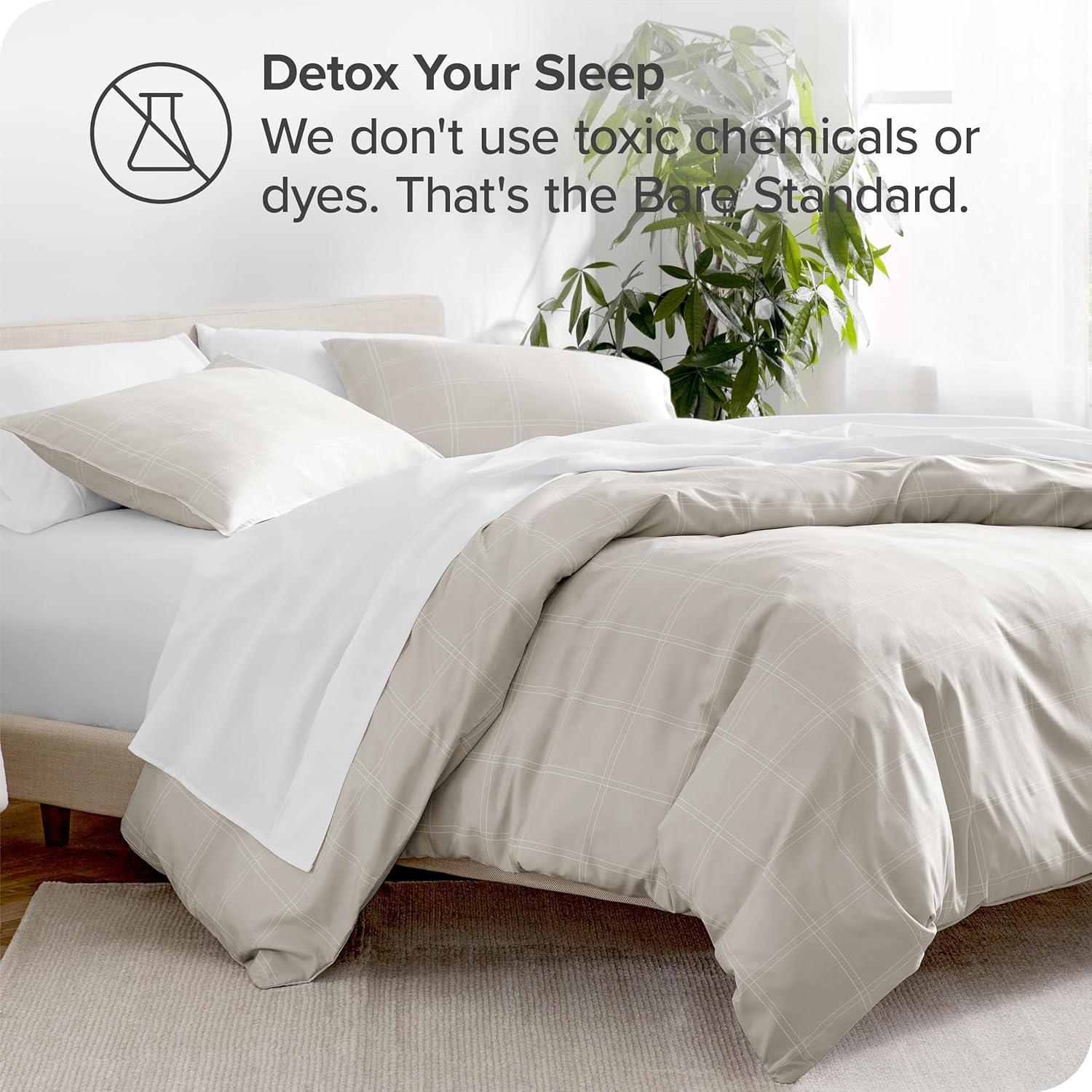 Double Brushed Duvet Set - Ultra-Soft, Easy Care by Bare Home