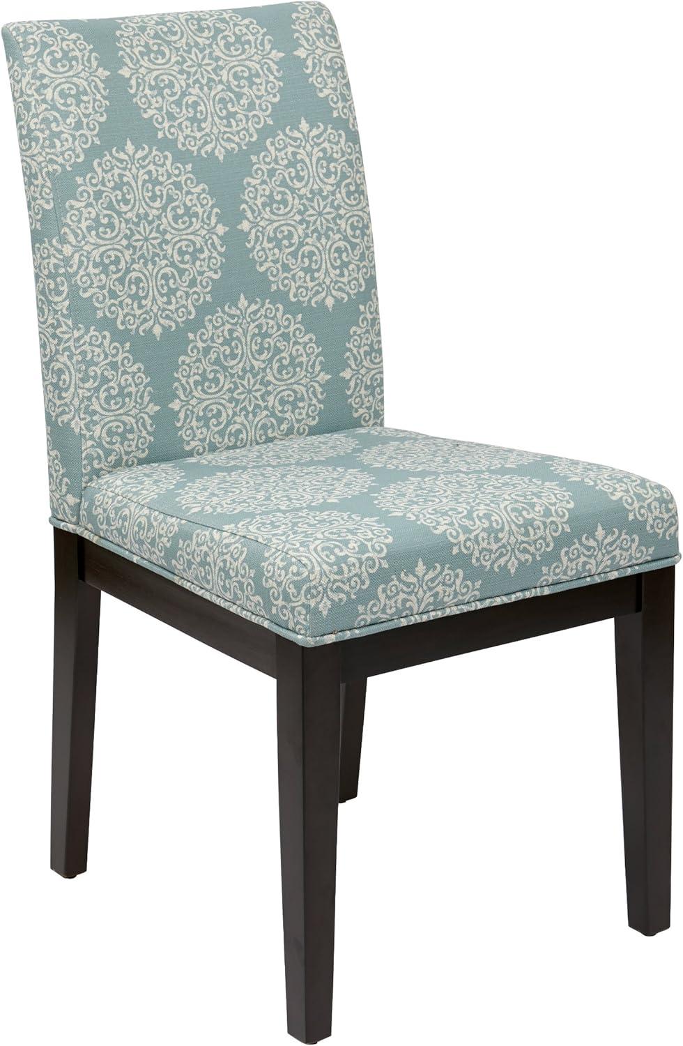 OSP Home Furnishings Dakota Parsons Chair in Gabrielle Sky Fabric