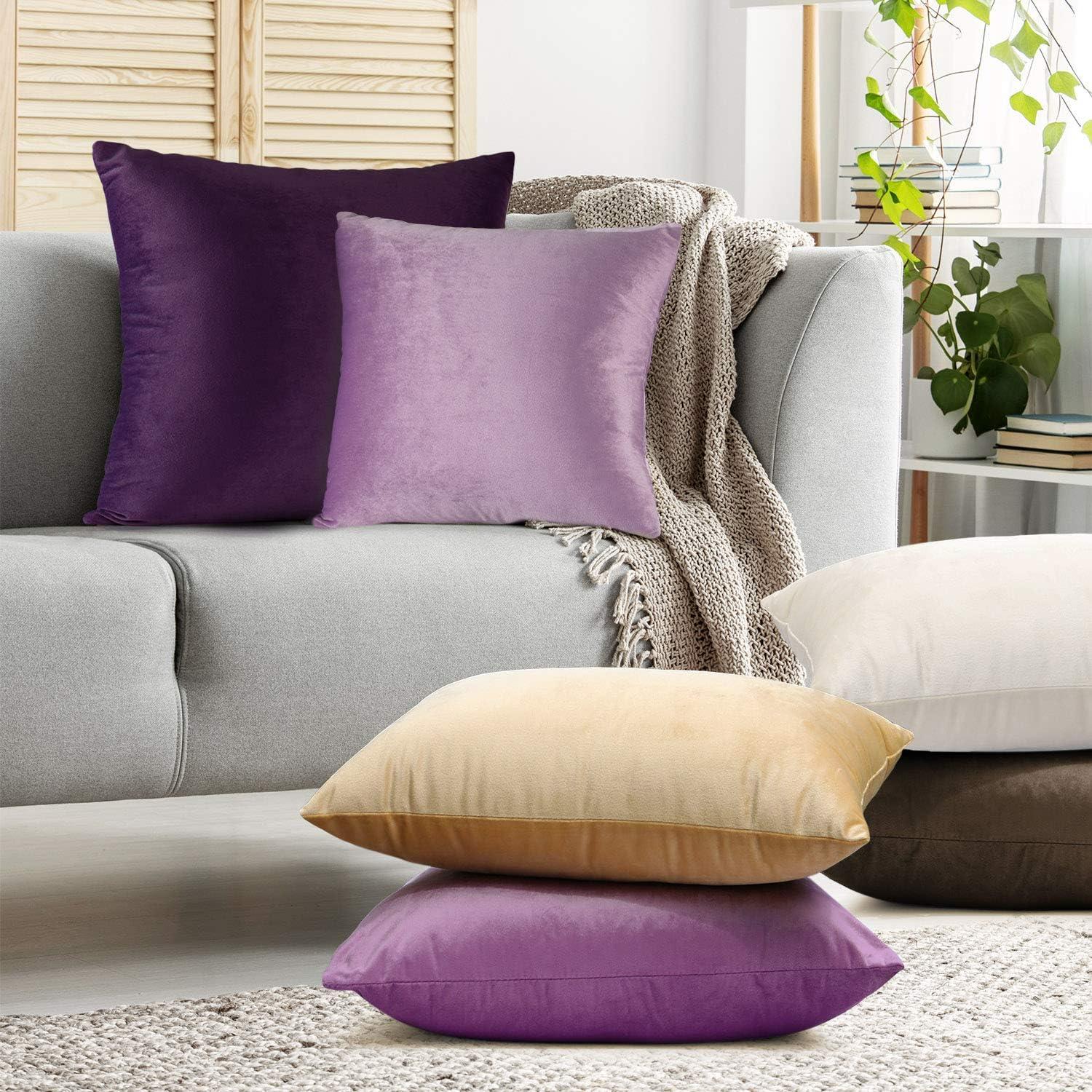 Velvet Pillow Cover (Set of 4)