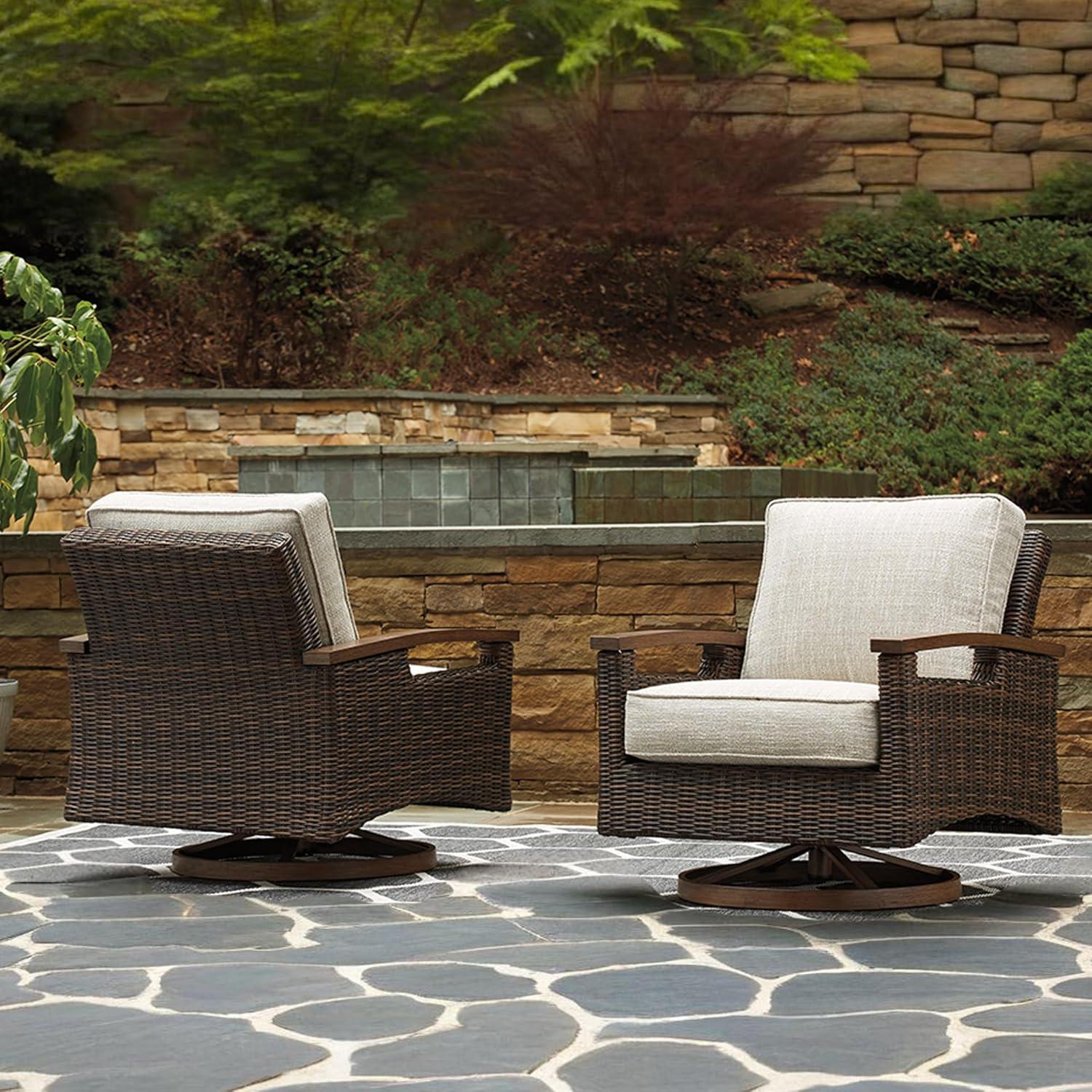Paradise Trail Swivel Lounge Chair (Set of 2)