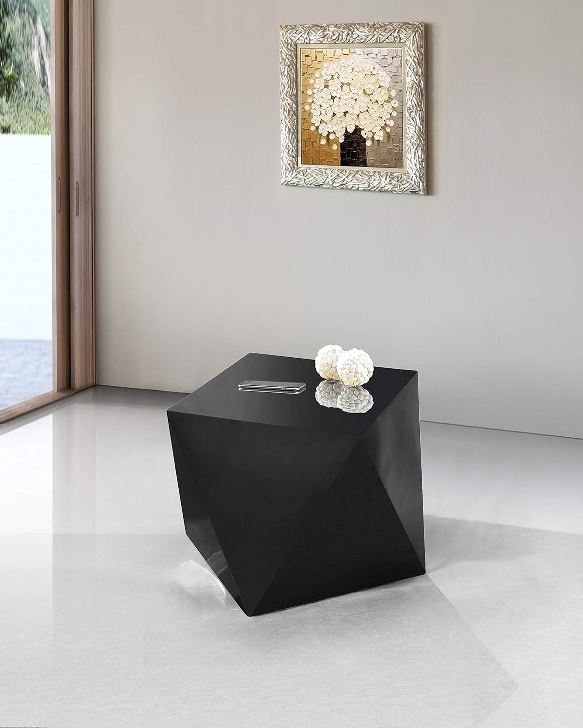 Meridian Furniture Gemma Diamond Shaped Steel End Table