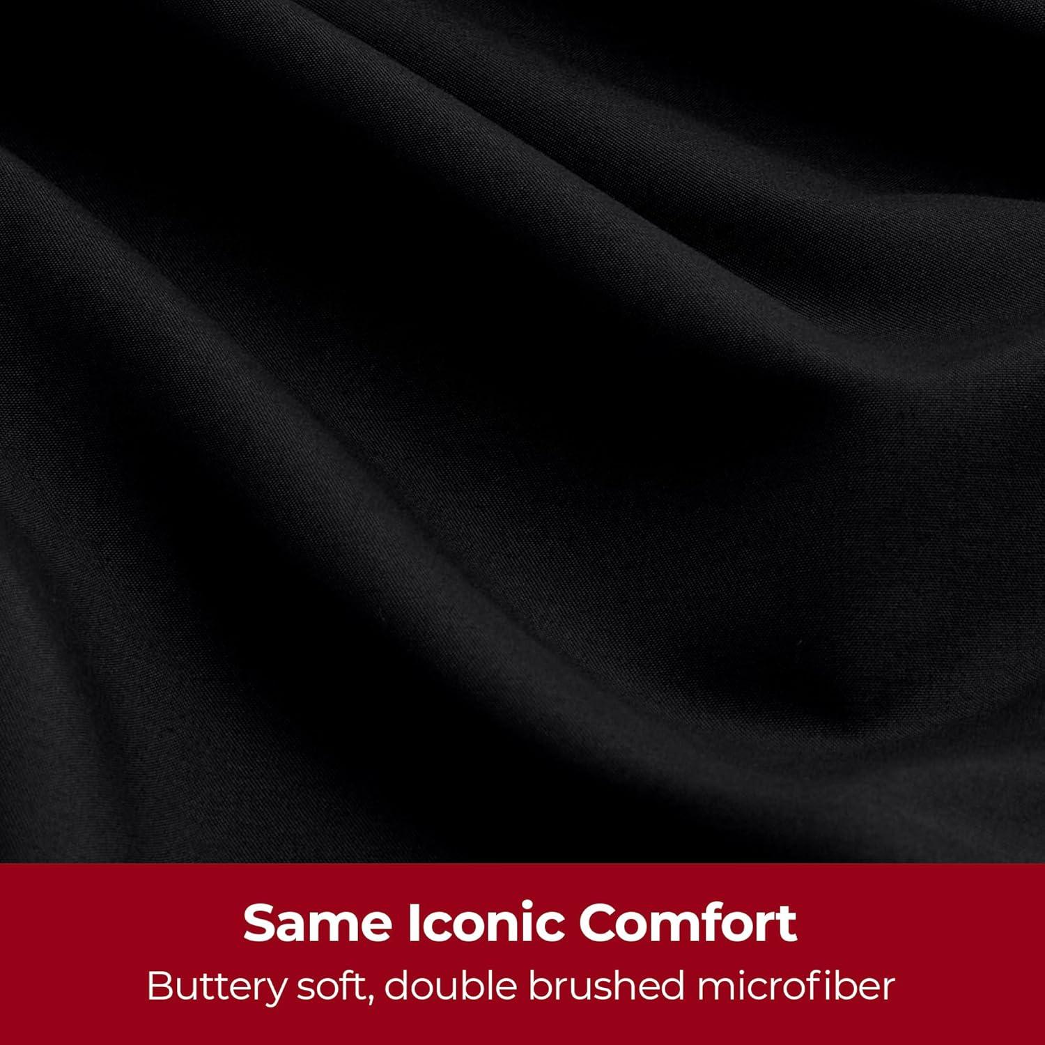 Mellanni Decorative Throw Pillow Covers with Pinsonic Quilt Stitching, 12x20, Burnt Sand, 2 Count