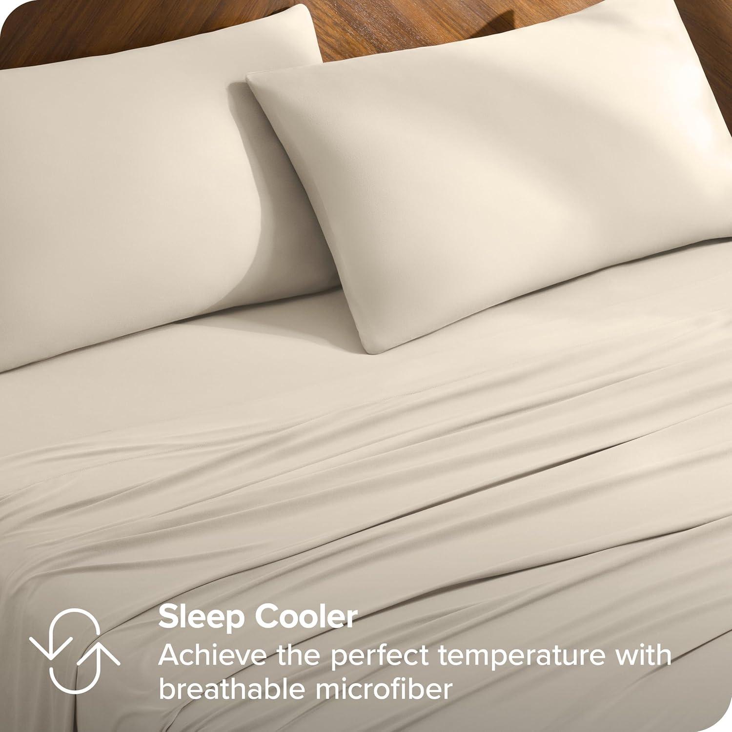 Bare Home Microfiber Stretch Sheet Set