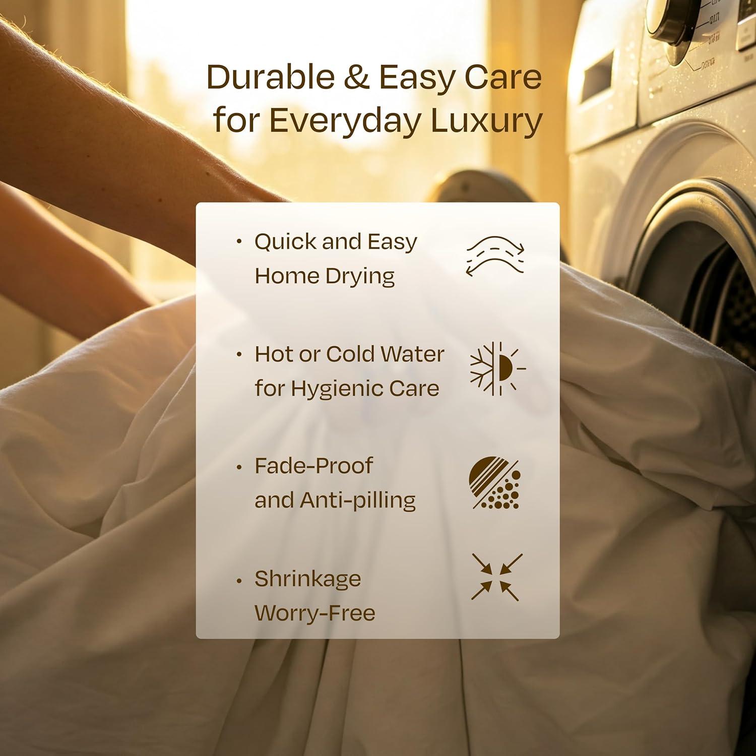 Luxury Bed Sheets Set - 800 Thread Count 100% Cotton Sheets, Deep Pocket, Soft, Cool & Breathable by California Design Den - Soft Teal, King