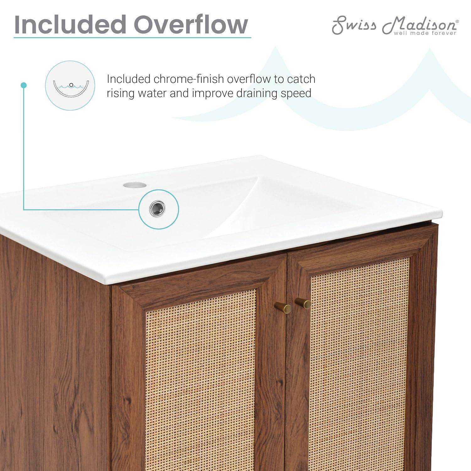 Classe 24" Freestanding Bathroom Vanity with Sink Top