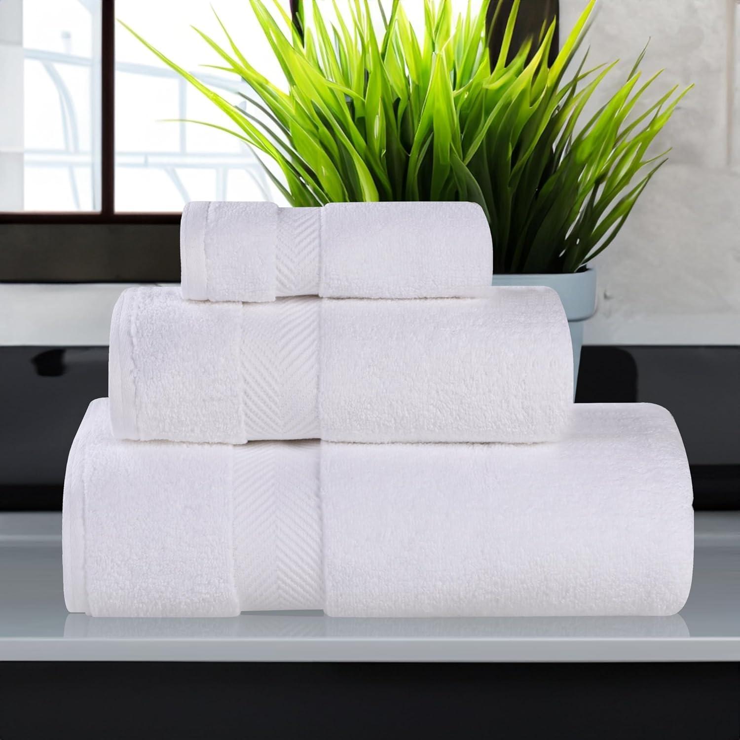 Midnight Blue Egyptian Cotton 3-Piece Towel Set