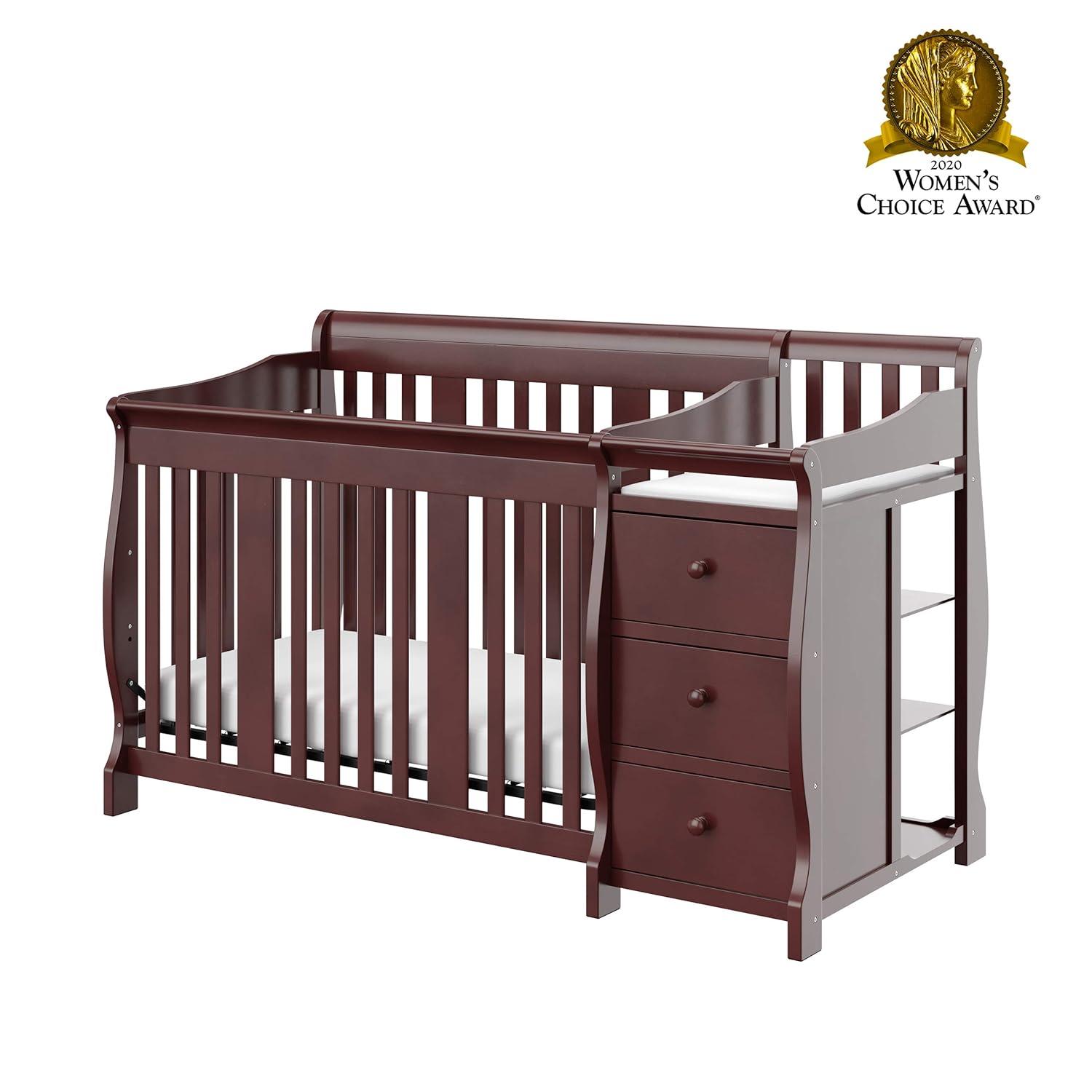 Storkcraft Portofino 5-in-1 Convertible Crib and Changer