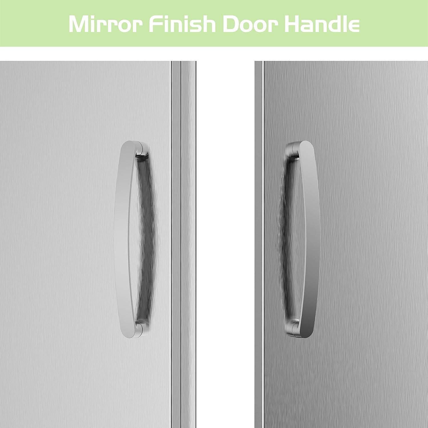 Outdoor Kitchen Doors - 24W x 24H Inch, Double BBQ Access Doors, 304 Stainless Steel for Outdoor Kitchen Cabinet Grill Station or BBQ Island