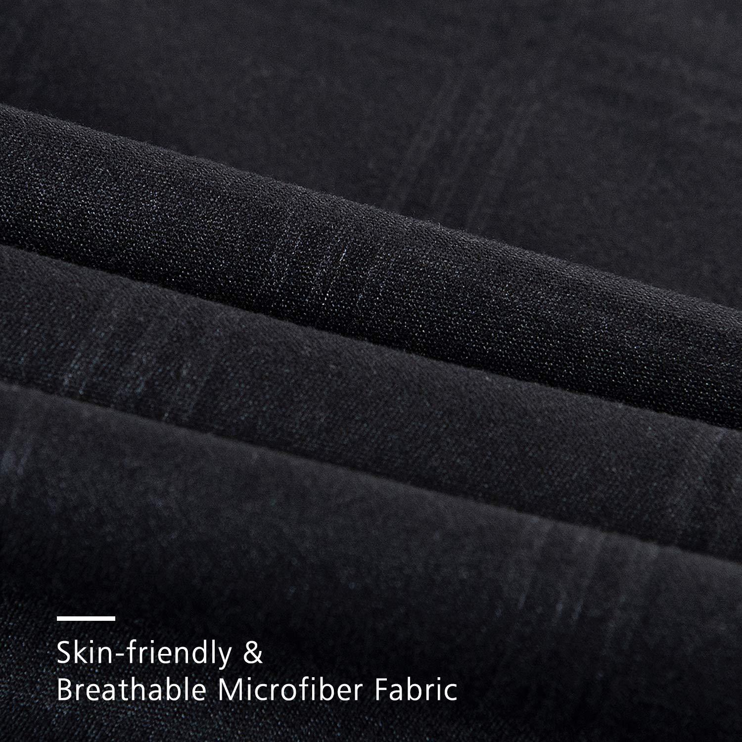 JML Black Queen Comforter Set - 10 Pieces Bedding Set Bed in a Bag with Comforters, Sheets, Bed Skirt, Decorative Pillows, Pillowcases & Shams