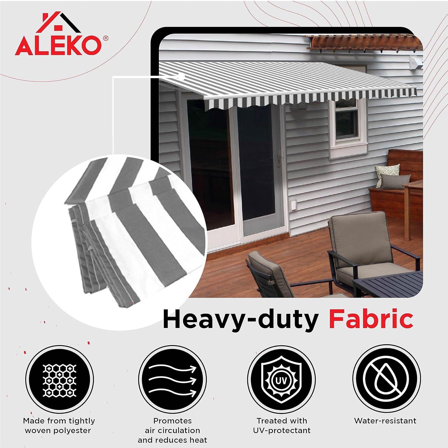 ALEKO Retractable Awning Fabric Replacement