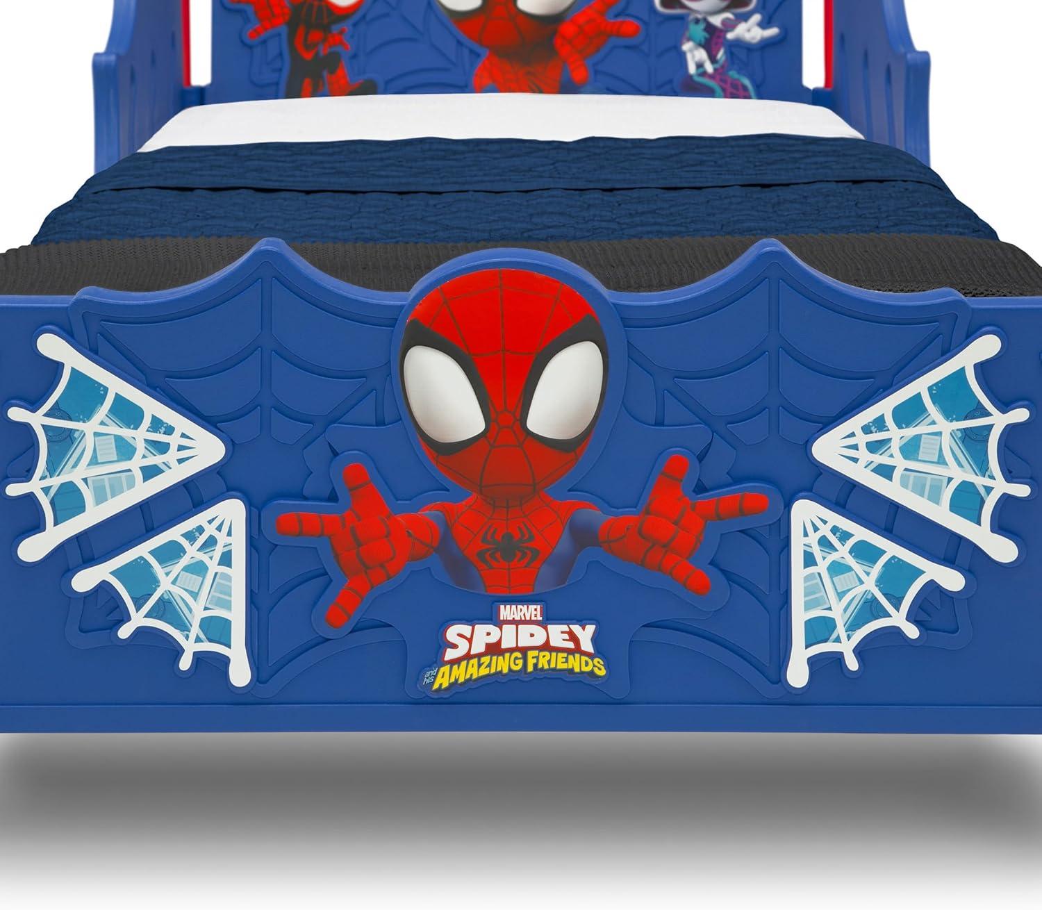 Delta Children Spidey and His Amazing Friends 3D Toddler Bed