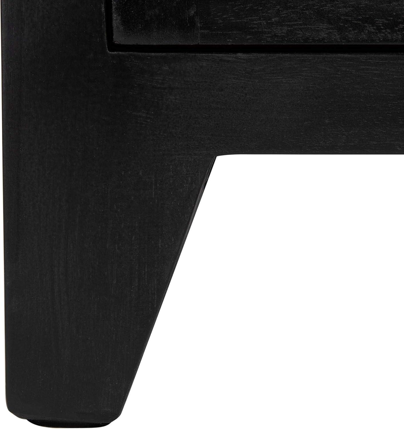 Miya 1 Drawer Nightstand - NST5012 - Black/Natural - Safavieh
