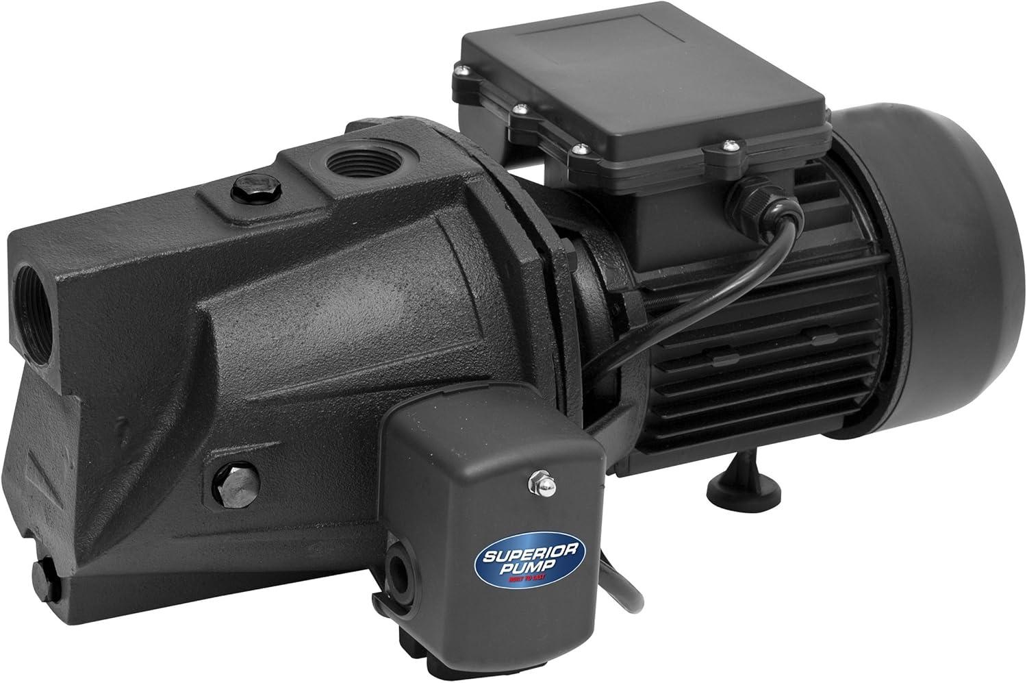 Superior Pump 1/2 HP Cast Iron Shallow Well Jet Water Pump