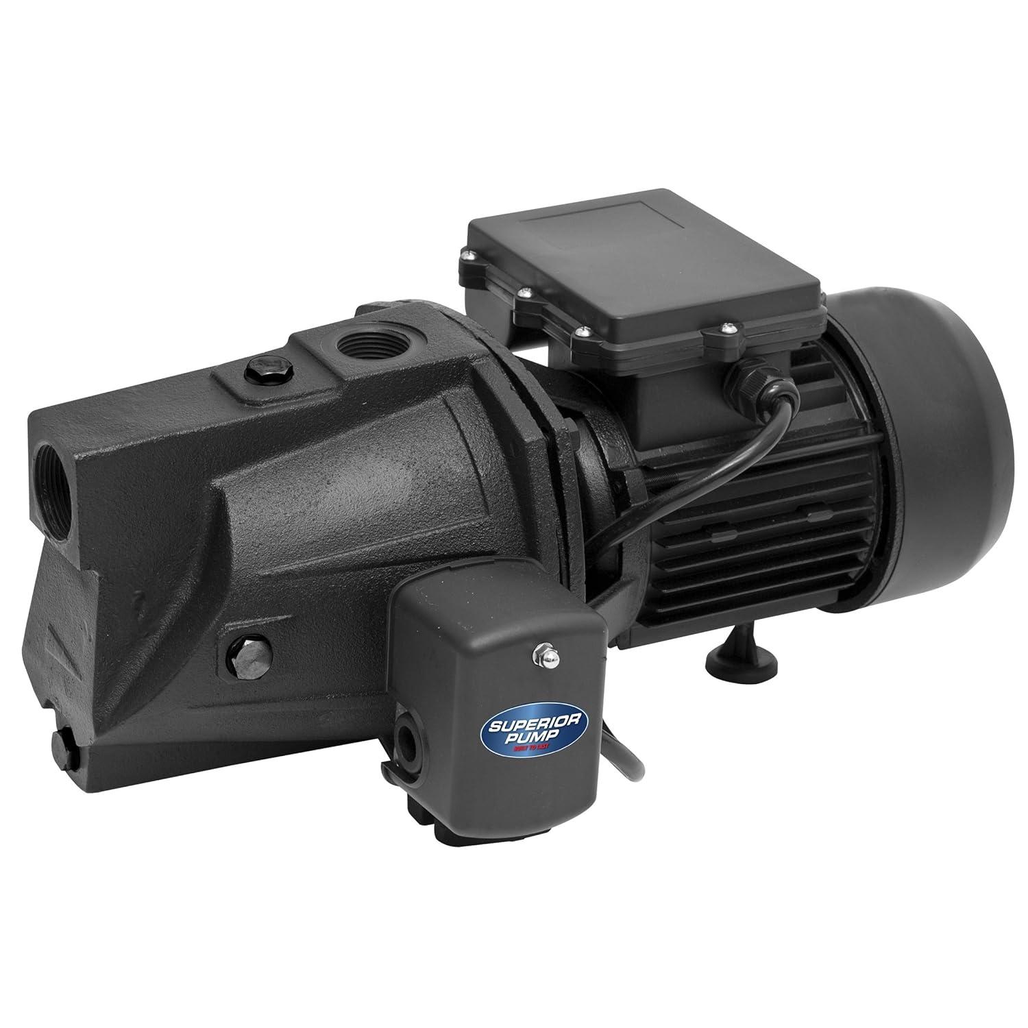 Superior Pump 1/2 HP Cast Iron Shallow Well Jet Water Pump