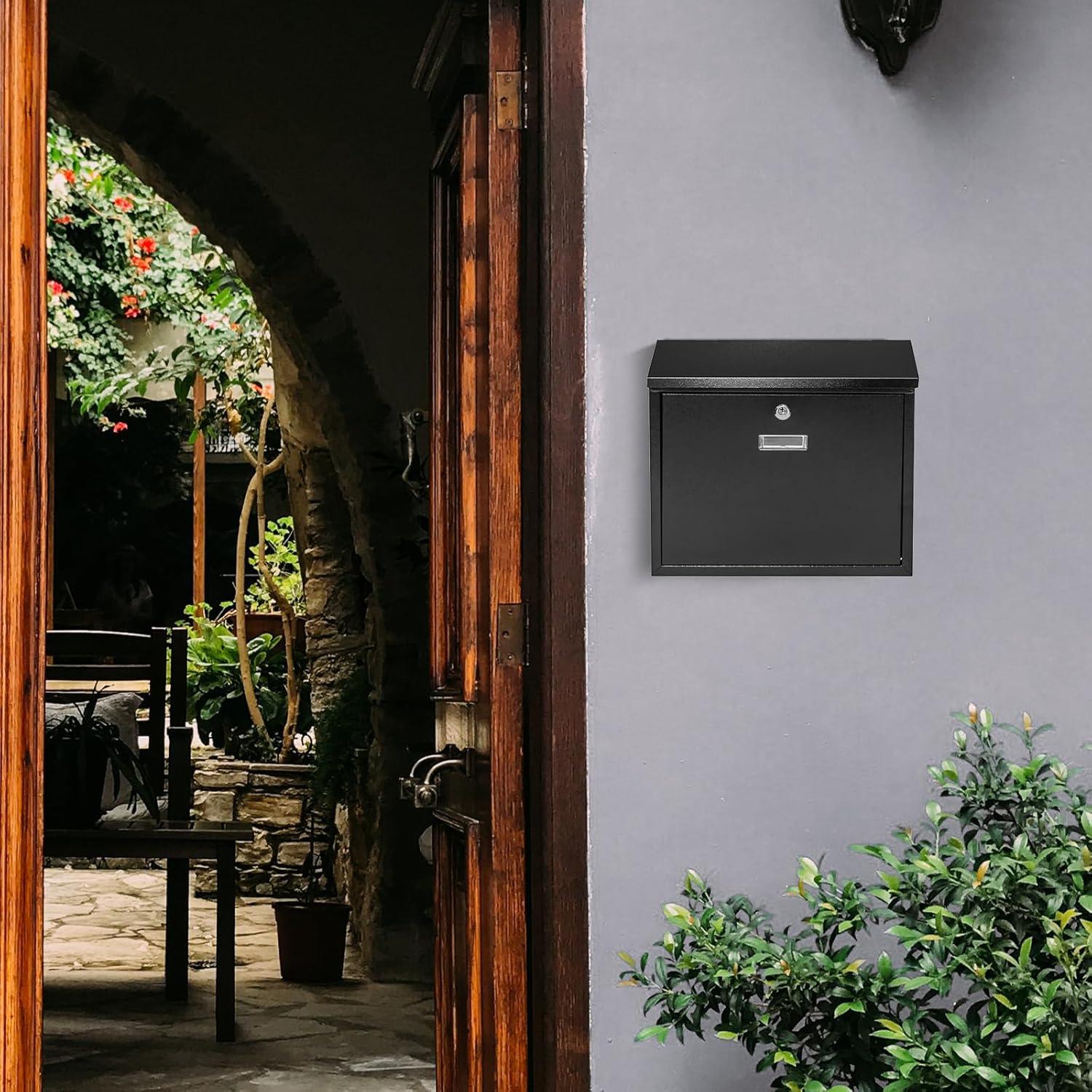 Fine Art Lighting Fine Art Living Wall Mounted Locking Steel Mailbox