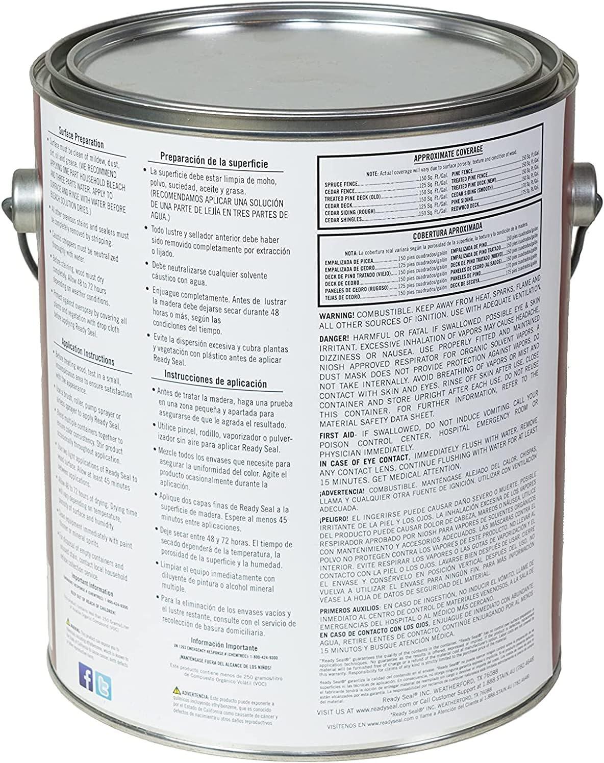 Natural Cedar Exterior Wood Stain and Sealer, 1-Gallon