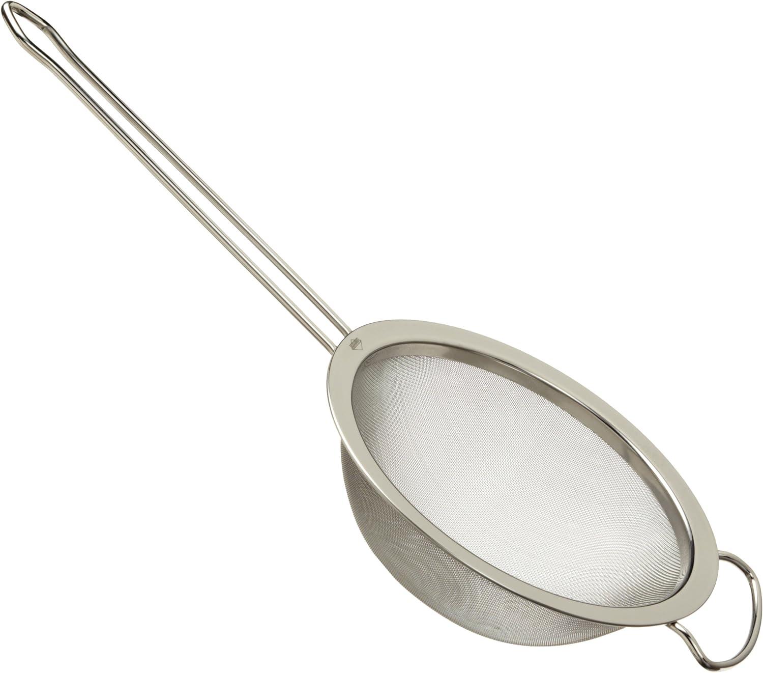 Kuchenprofi Classic Heavy Duty Fine Mesh Strainer, Stainless Steel, 8-Inch Diameter