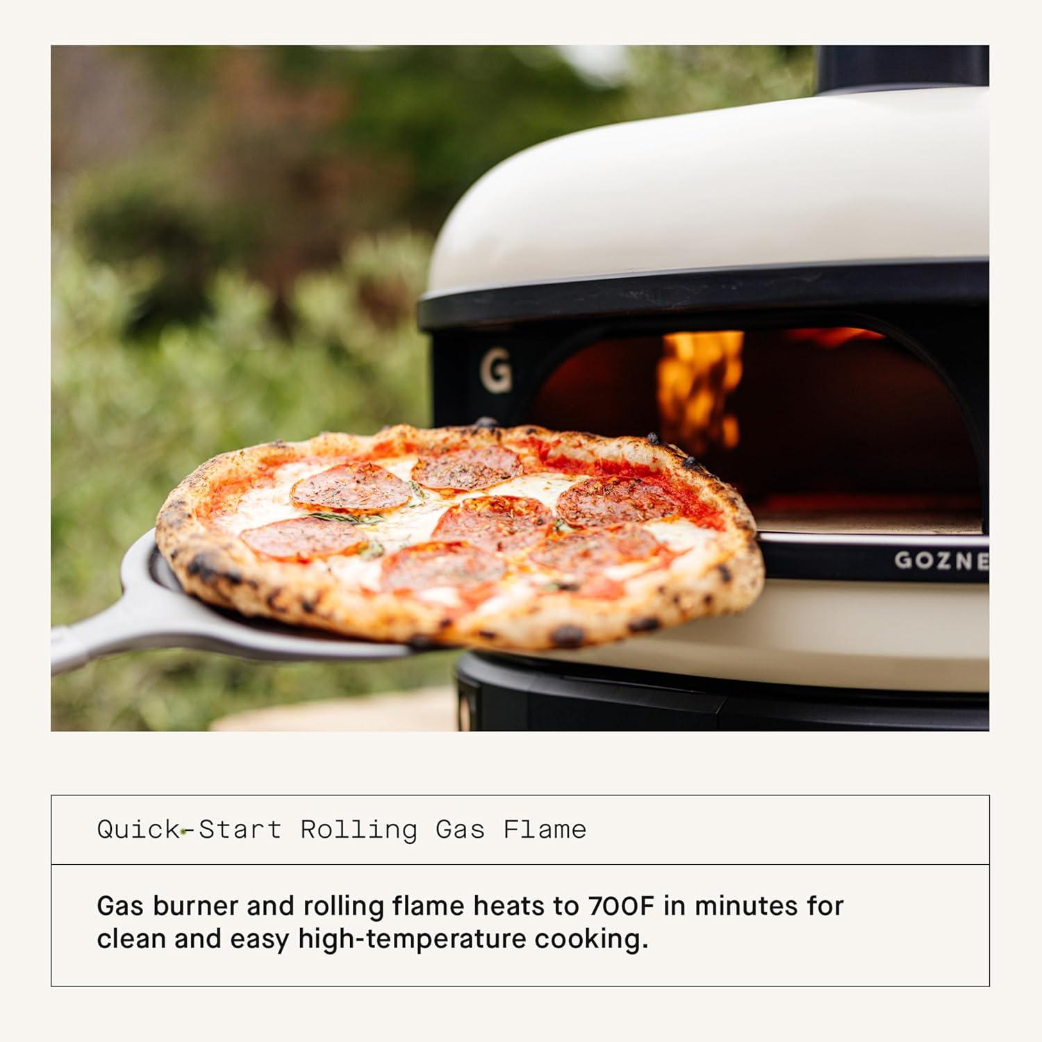 Gozney Dome S1 Gas Outdoor Pizza Oven in Bone