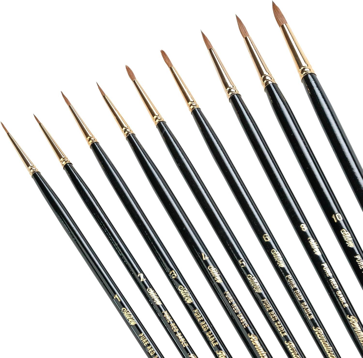 Silver Brush Renaissance Rounds, 9 Brushes