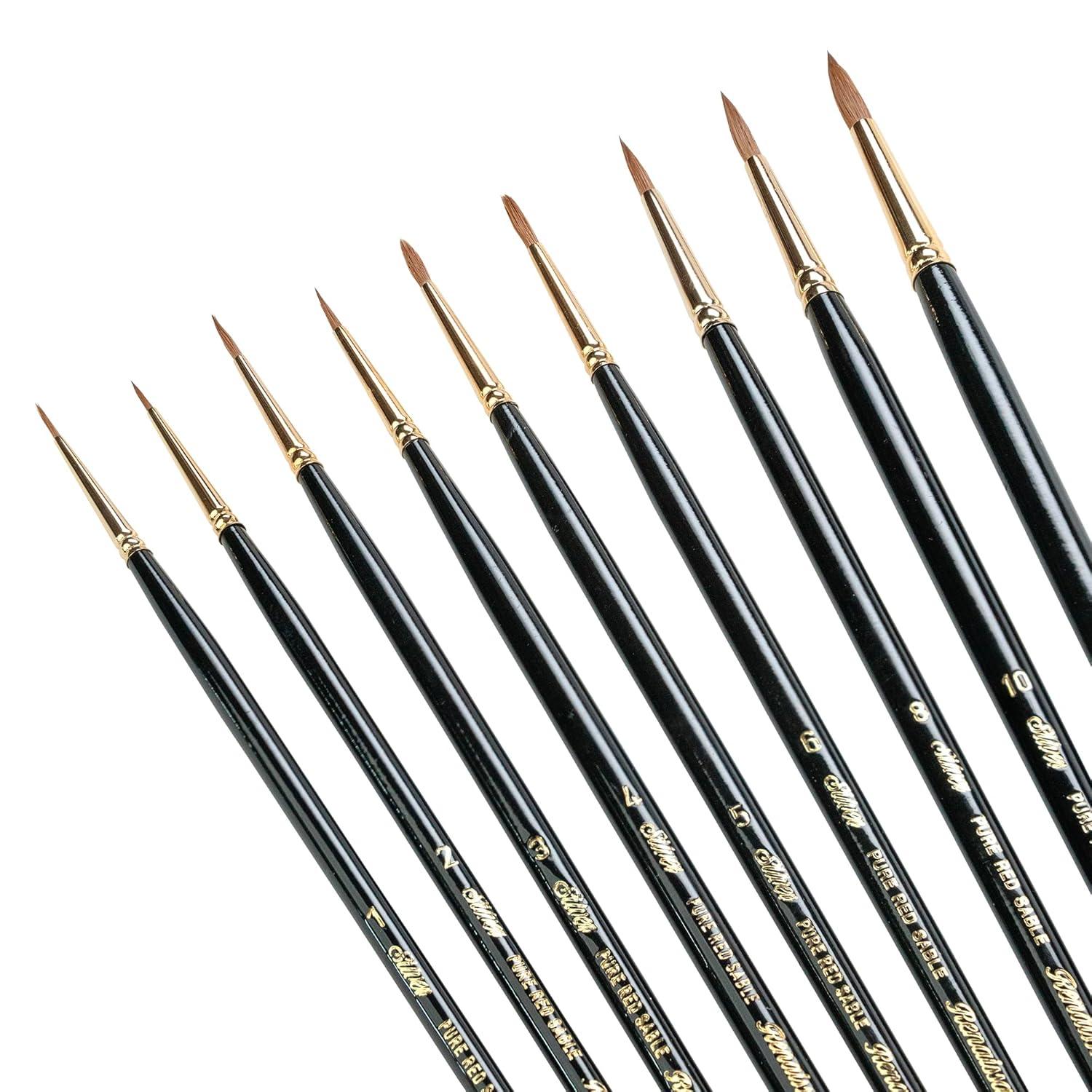 Silver Brush Renaissance Rounds, 9 Brushes