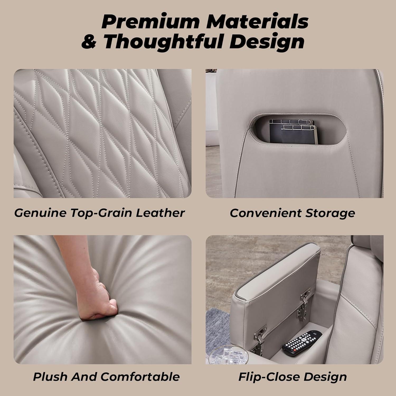 Signature Design by Ashley Boyington Gray Power Recliner