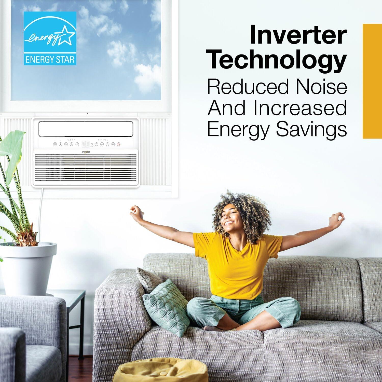 10,000 BTU Window Mounted Inverter Air Conditioner with Remote Control