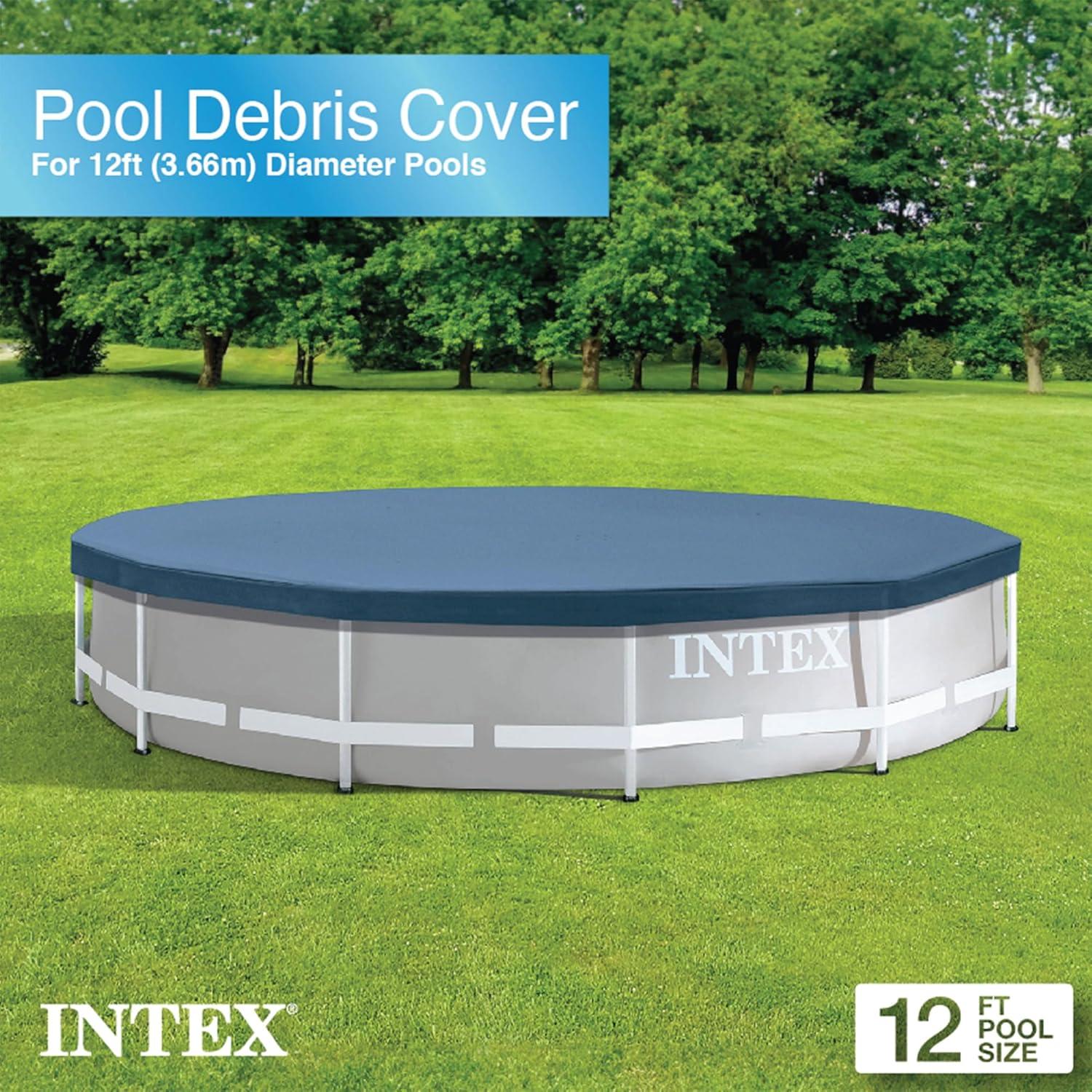 Intex Steel Round Frame Set Pool 30'' H x 144'' W x 144'' L
