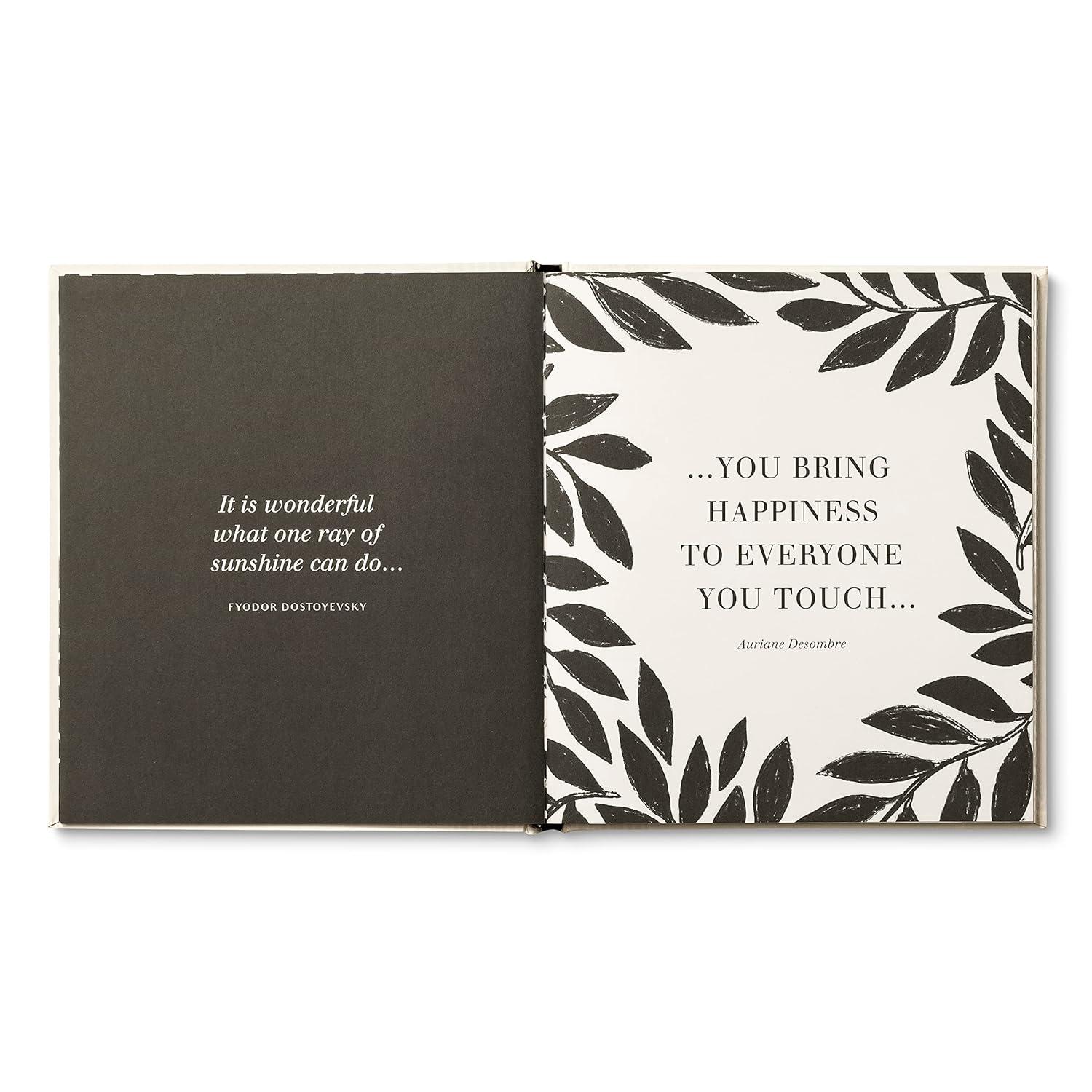 Elegant White Hardcover Self-Help Gratitude Book