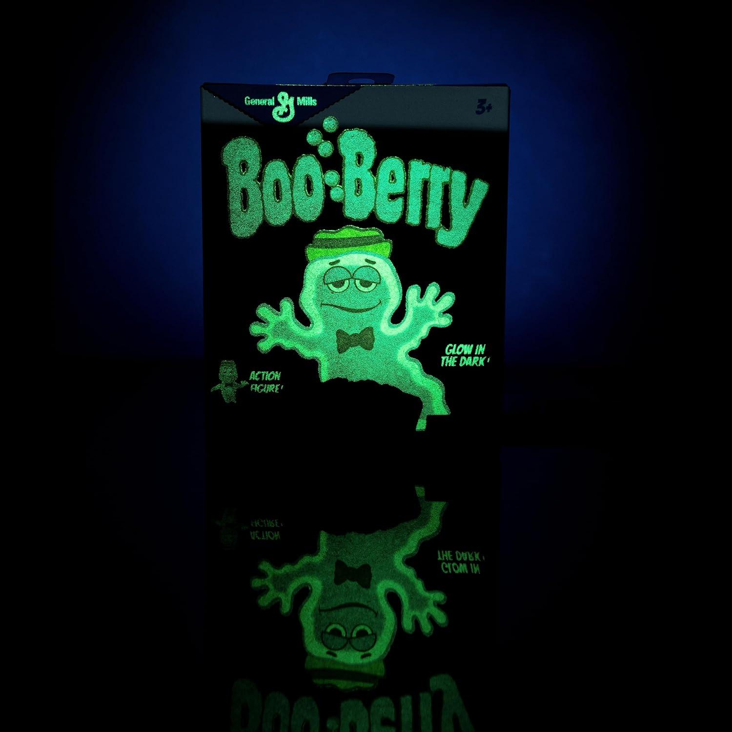 General Mills 6" Scale Boo Berry Glow In The Dark Action Figure