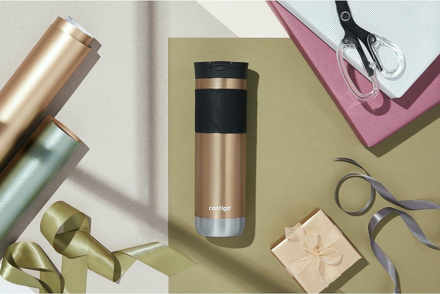 Contigo 24 oz. Byron 2.0 SnapSeal Stainless Steel Travel Mug - Chardonnay