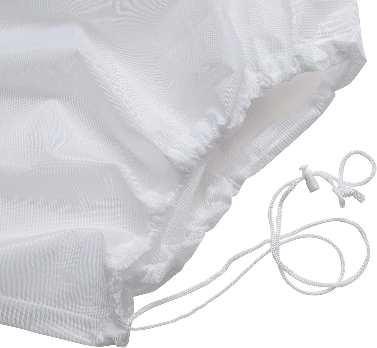 Laundry 360 Sanitized Mesh Laundry Bag, White, 36" x 24" x 7"