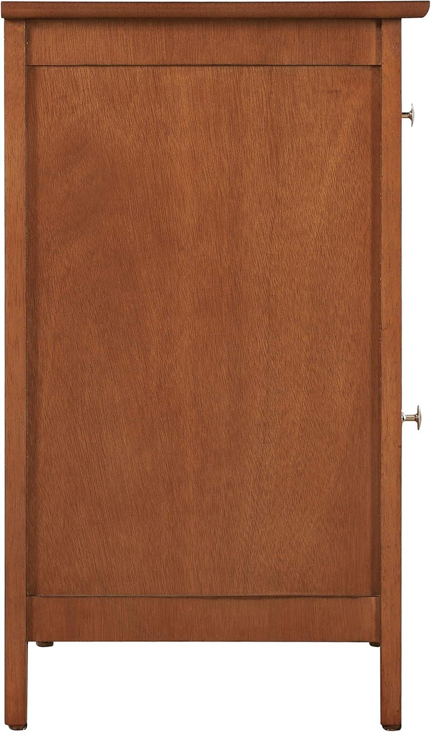 Glory Furniture Izzy 1 Drawer/1 Door Wood Nightstand End Table, Oak