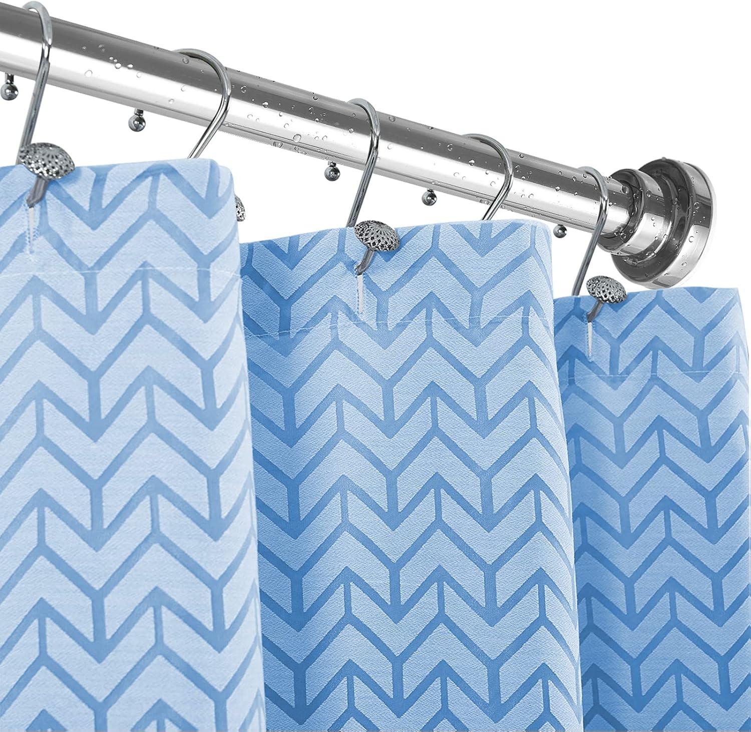 Adjustable Stainless Steel Tension Shower Curtain Rod