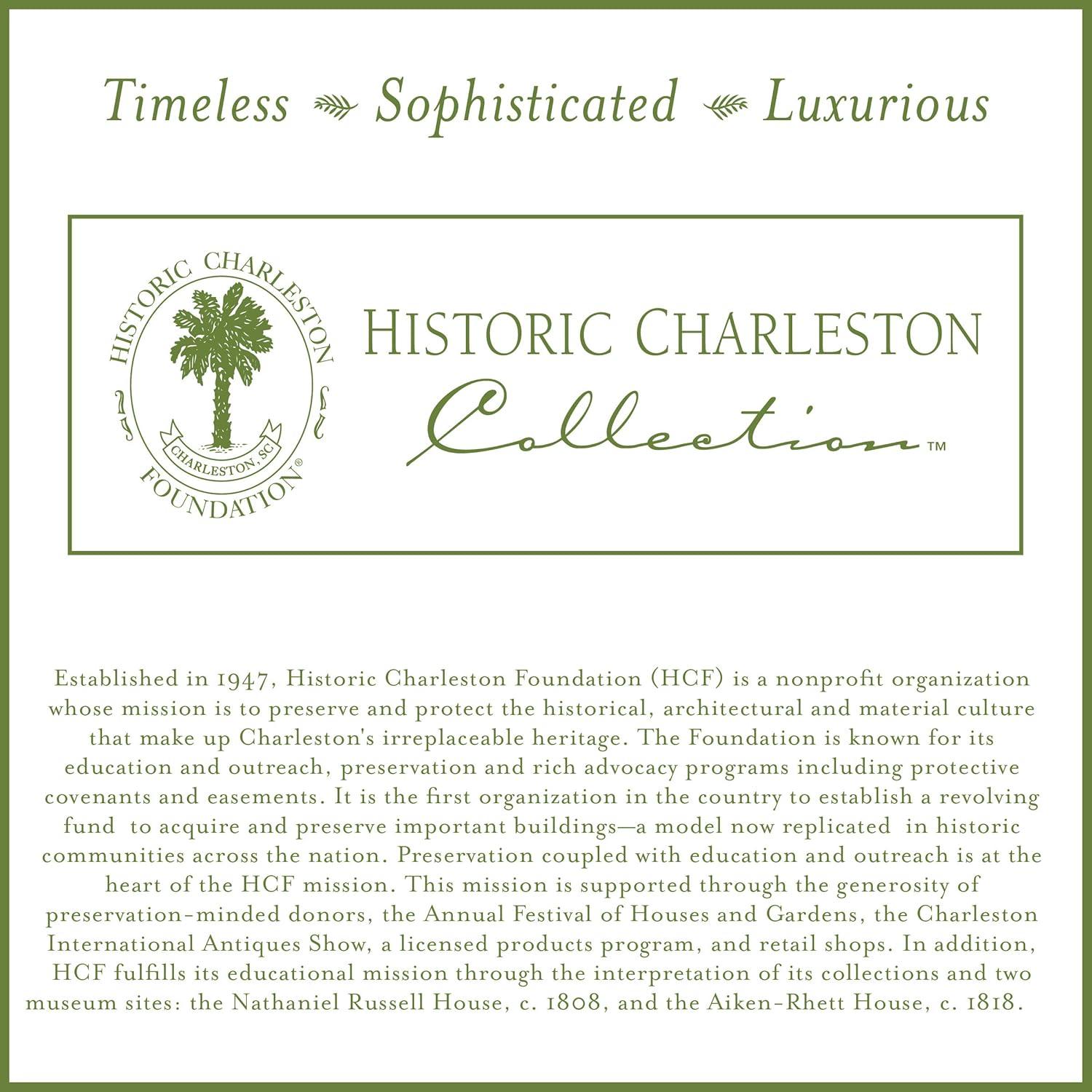 Historic Charleston King Charles Matelasse Traditional Cotton Floral Coverlet