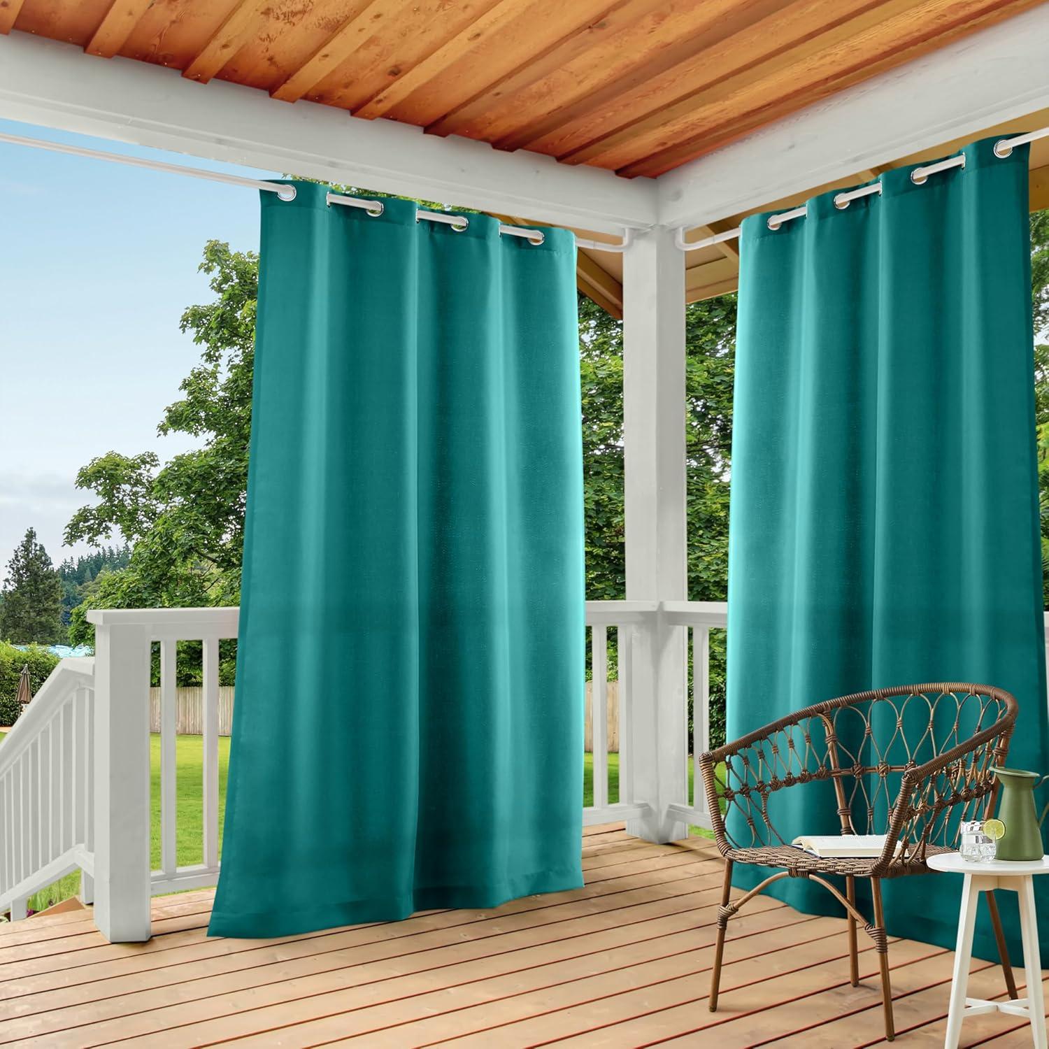 Cabana Solid Heavyweight Indoor Outdoor Curtains
