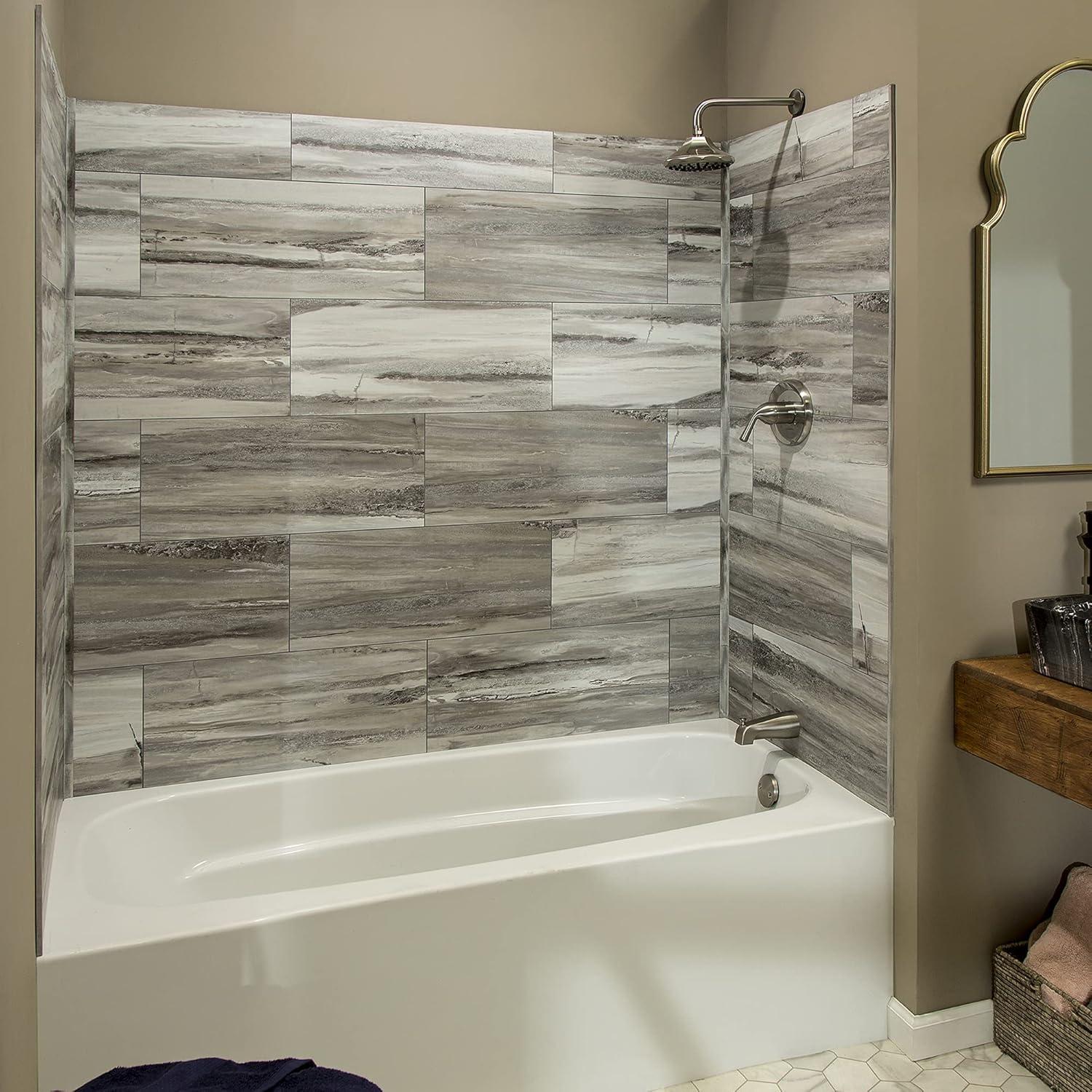 Palisade Palisade 23.2 in. x 11.1 in. Tile Shower and Tub Surround Kit (Set of 4)