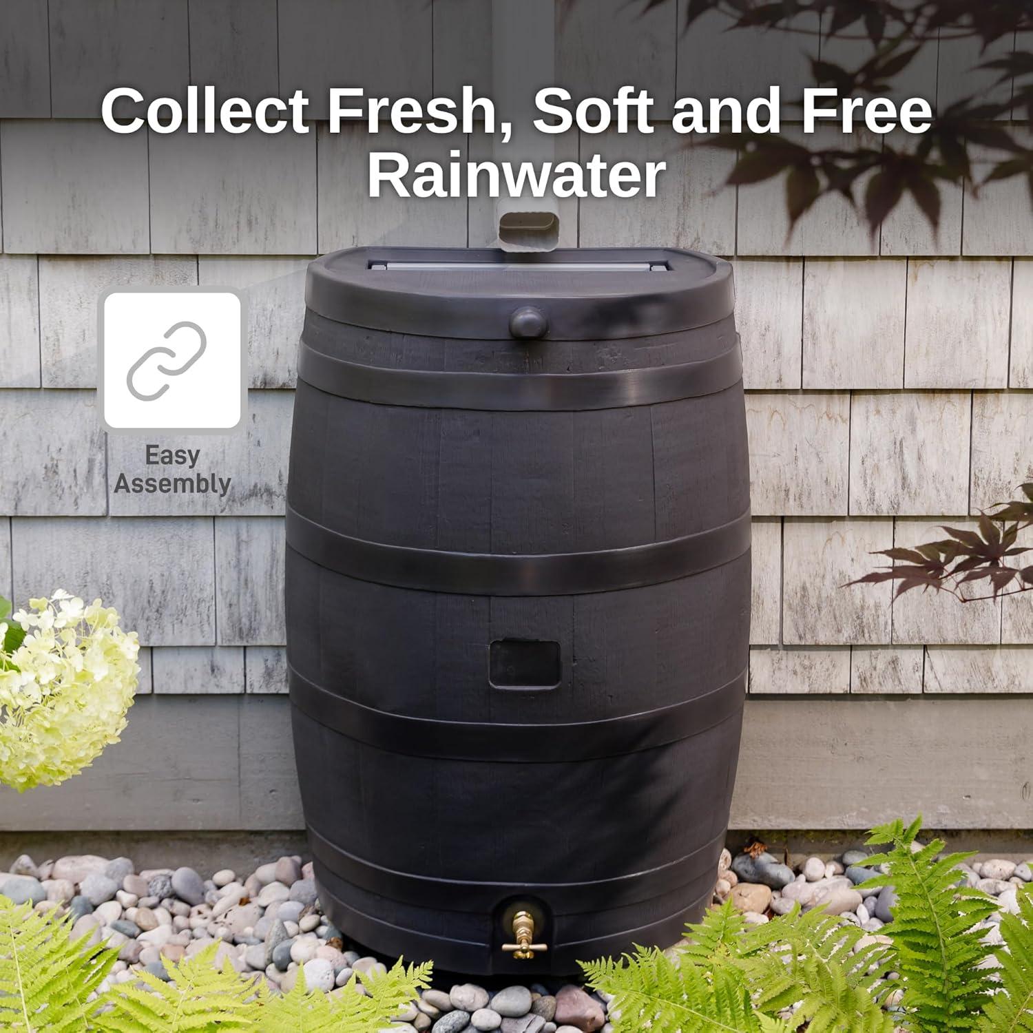 RTS Companies RTS Home Accents 50 Gallon Eco Rain Barrel