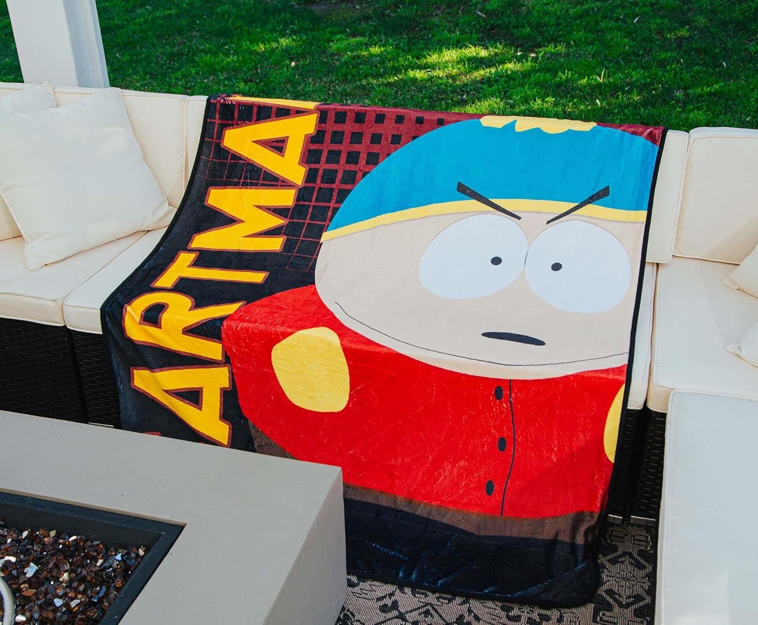 Surreal Entertainment South Park Eric Cartman Fleece Throw Blanket | 45 x 60 Inches