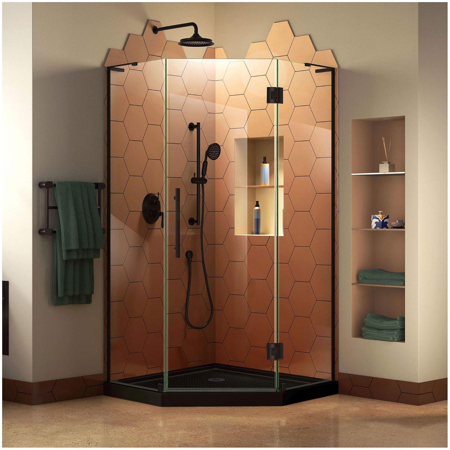 DreamLine Prism Plus 42" x 74.75" Rectangle Hinged Shower Enclosure with Base Included