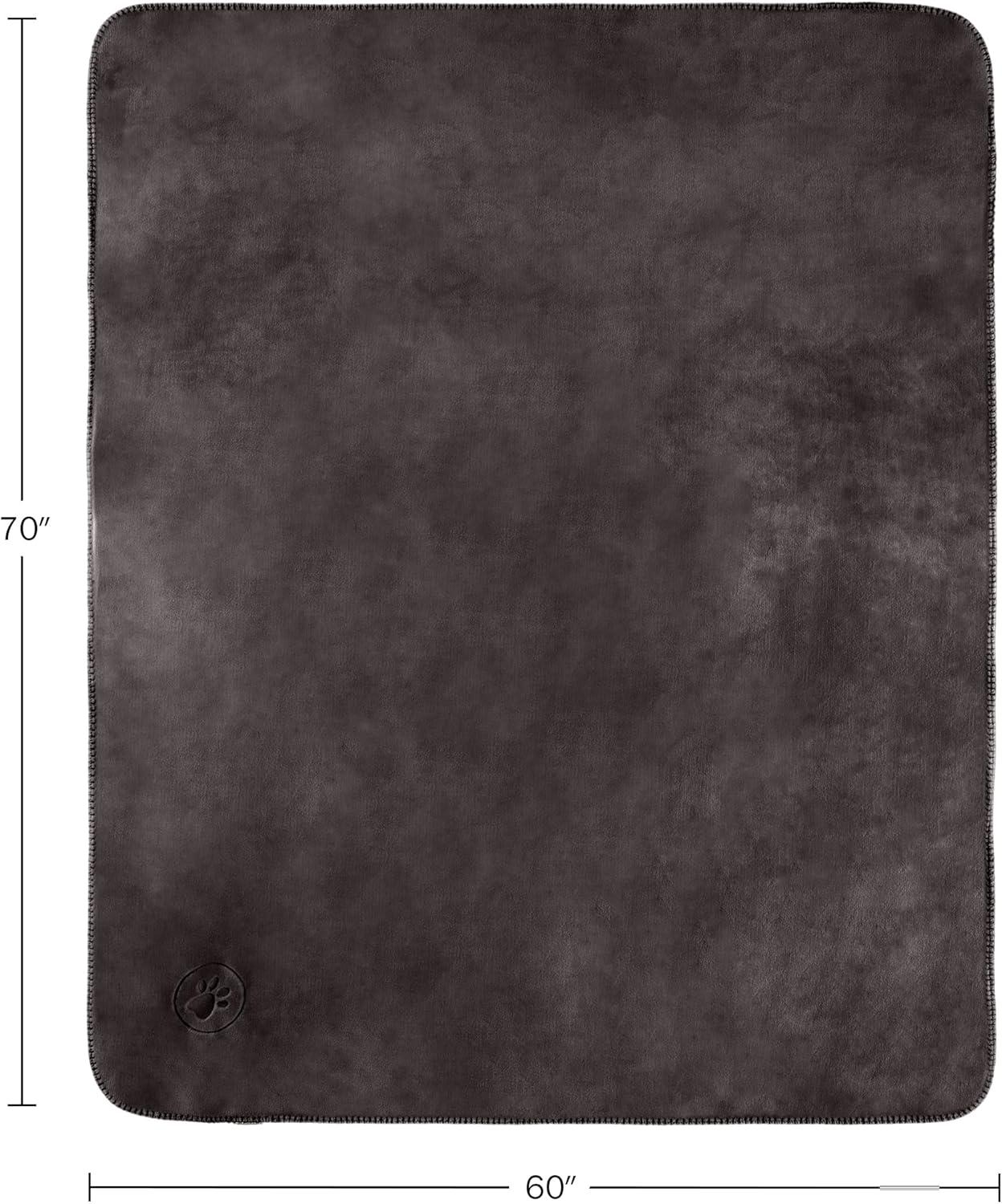 PETMAKER Water-Resistant Dog Blanket, Charcoal
