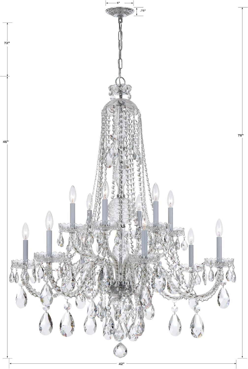 Crystorama Lighting - 12 Light Chandelier - Chandelier - Crystal - 12 Light