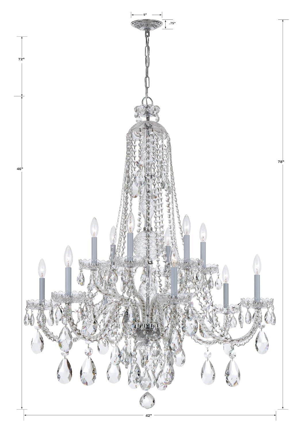 Crystorama Lighting - 12 Light Chandelier - Chandelier - Crystal - 12 Light