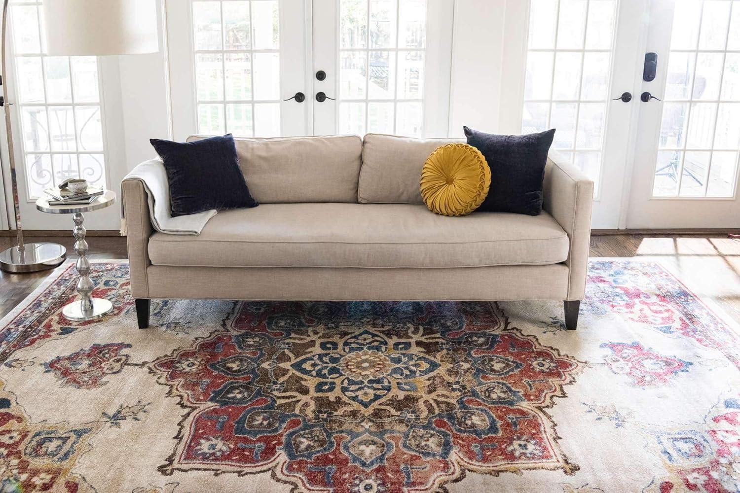 Unique Loom 5' 0 x 8' 0 Utopia Helios Cream Area Rug