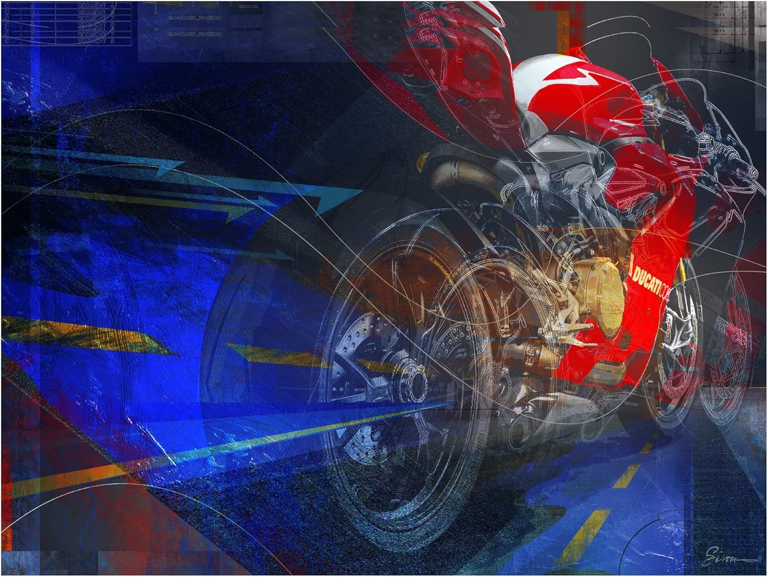 Greg Simanson 'Ducati Speed' Canvas Art