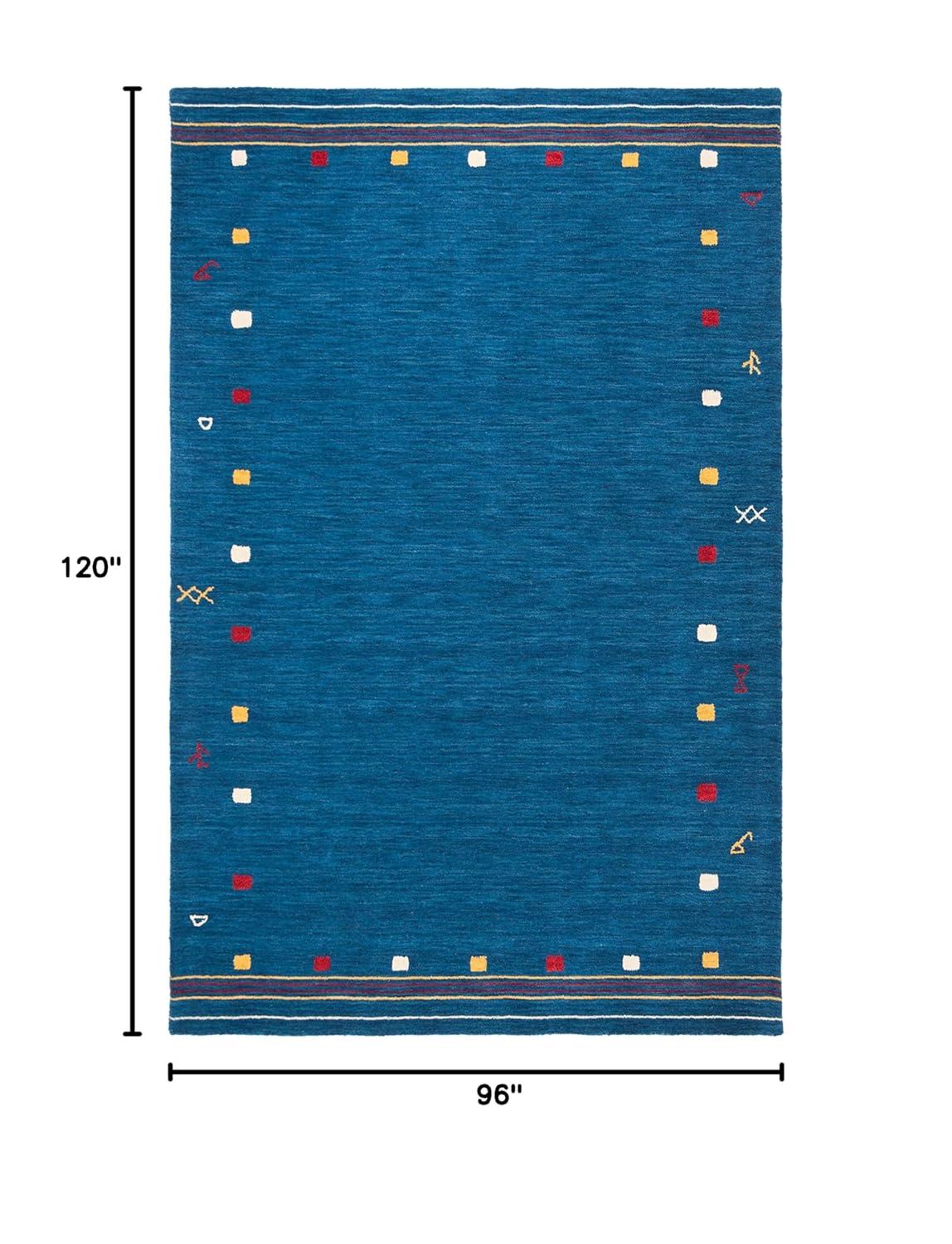 Himalaya HIM563 Handmade Area Rug - 8'x10' - Blue - Safavieh