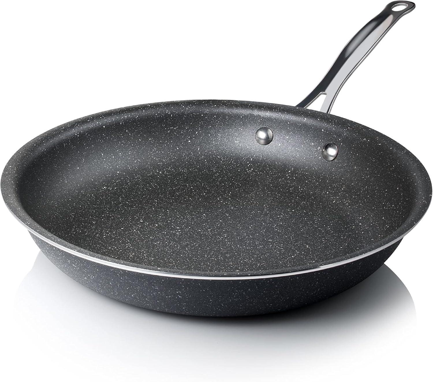 Granitestone Non-Stick Aluminum Frying Pan with Stay Cool Handles, Oven & Dishwasher Safe